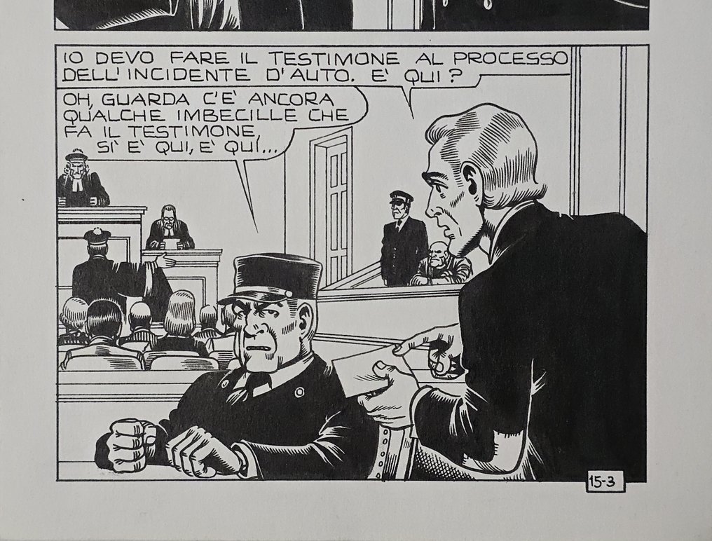 Magnus - 1 Original page - Alan Ford n. 15 - "Il colpo di fulmine " #2.1