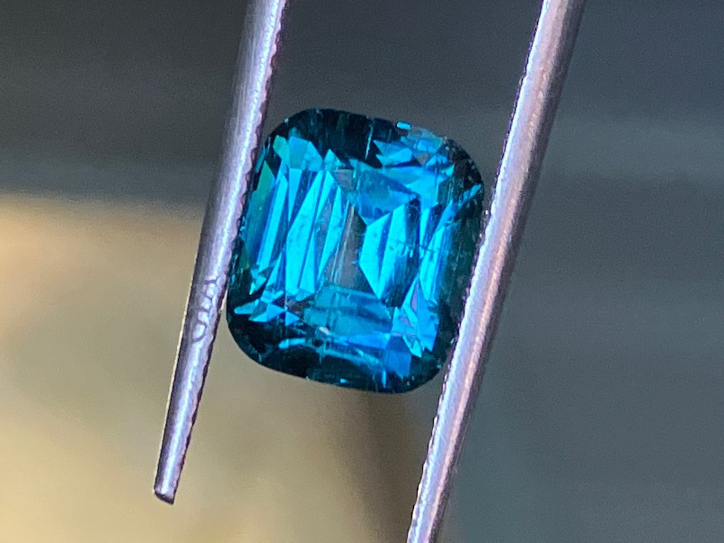 1 pcs Bleu, Vert Tourmaline - 4.04 ct - Gemological Institute of America (GIA) #1.0
