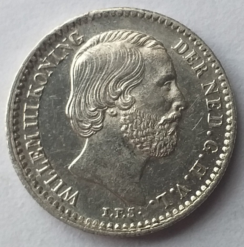 Ολλανδία. Willem III. 10 Cents 1889 topkwaliteit (χωρίς τιμή ασφαλείας) #1.0