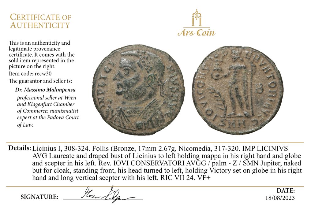 Ρωμαϊκή Αυτοκρατορία Lot of 3 Coins: Licinius I, Constantine I the Great, Constans I Roman empire  (χωρίς τιμή ασφαλείας) #4.3