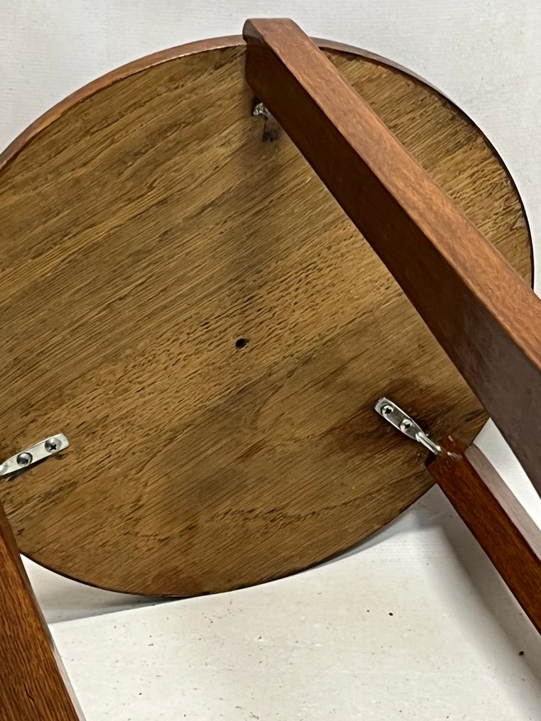 桌子 - 橡木 - 植物或边桌 #3.2