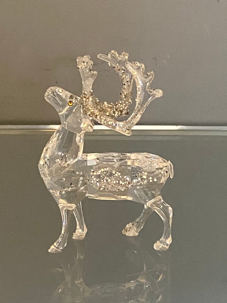 Swarovski - Figuriini - Reindeer - without mirror - 214821 - Kristalli #1.0