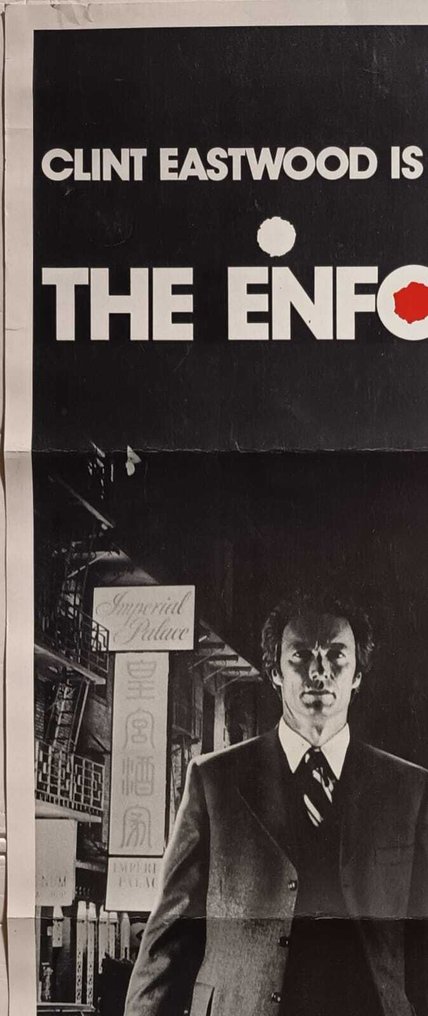 Bill Gold - The Enforcer - Dirty Harry - Rare !! 1976 Original Theatrical Release Insert Poster (77/4) - MINT - No Reserve #3.2