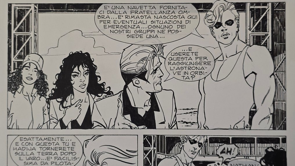 Roberto De Angelis - 1 Original page - Nathan Never #1.0