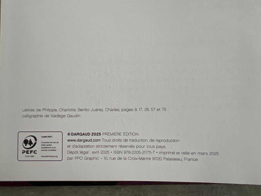 Charlotte Impératrice T4 + dédicace - C - 1 Album - 第一版 - 2025 #3.2