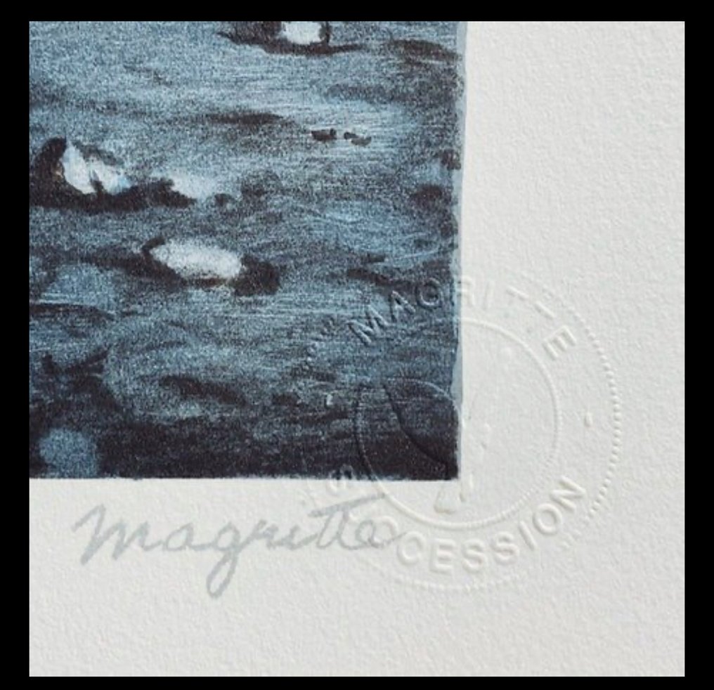 René Magritte (1898-1967), d'après - Le Chef d'Oeuvre ou Les Mystères de l'Horizon #1.0