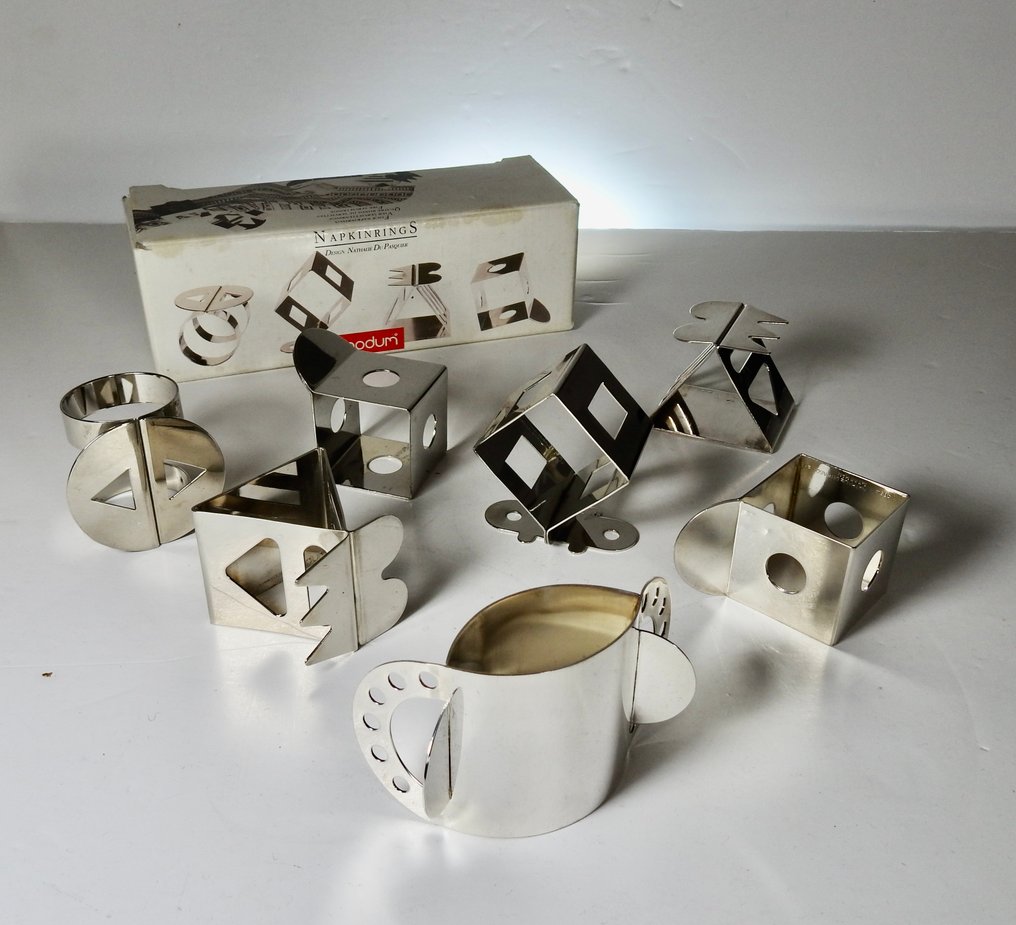 Bodum - Nathalie Du Pasquier - Ayumi Han - Portatovagliolo - acciaio nichelato - 7x #3.2