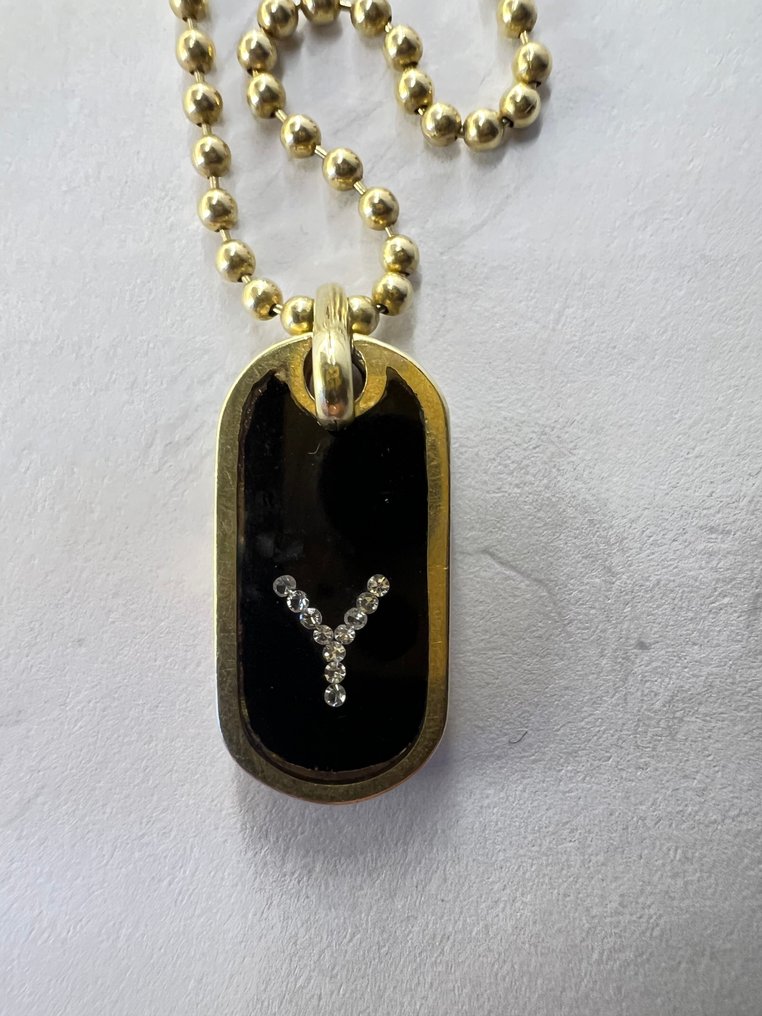 頸鏈 - 14 克拉 黃金 #1.0