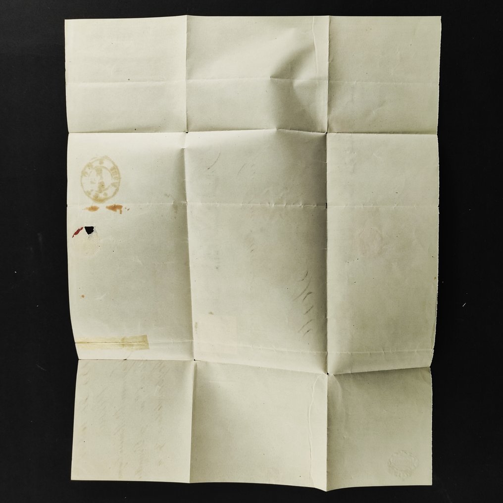 葡萄牙 - 文件 - Portuguese Historic Doc: Letter from Viseu to Porto with stamps and postmark - 1855 #3.2