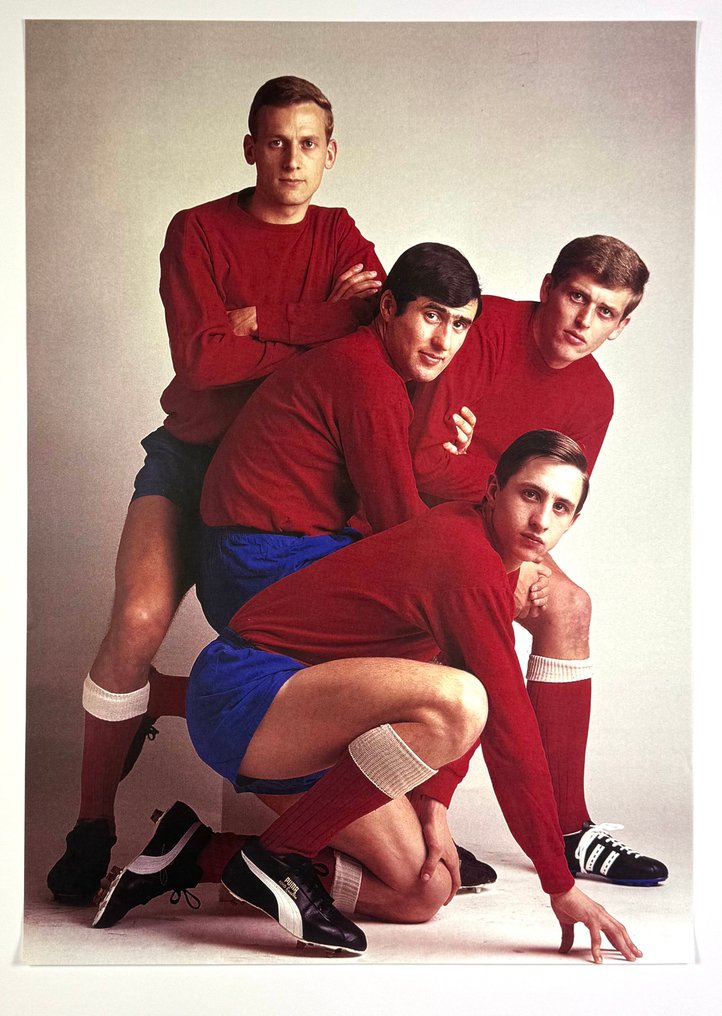 Unknown - Poster - Klaas Nuninga, Sjaak Swart, Piet Keizer, and Johan Cruijff - Unknown #1.0