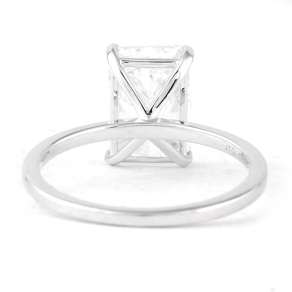 没有保留价 - 戒指 - 14K包金 白金 - 3.06ct. tw. 钻石 (实验室培育) - 钻石 #2.1