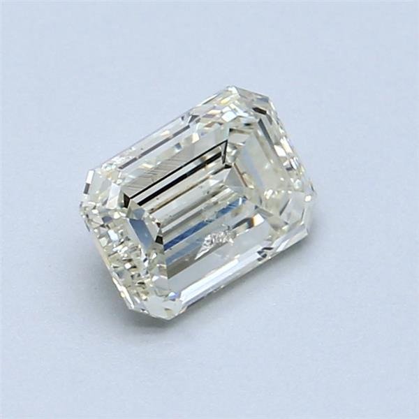 Nincs minimálár - 1 pcs Gyémánt (Természetes) - 1.02 ct - Smaragd - K - SI2 - Nemzetközi Gemmológiai Intézet (IGI) #1.0