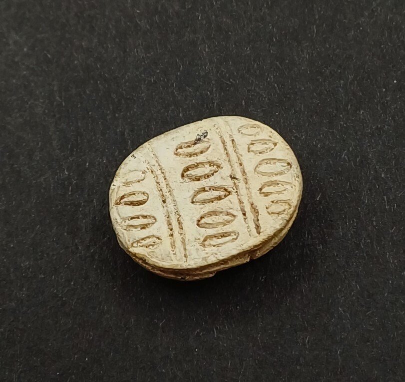 古埃及 滑石 甲虫护符 - 14 mm  (没有保留价) #3.2