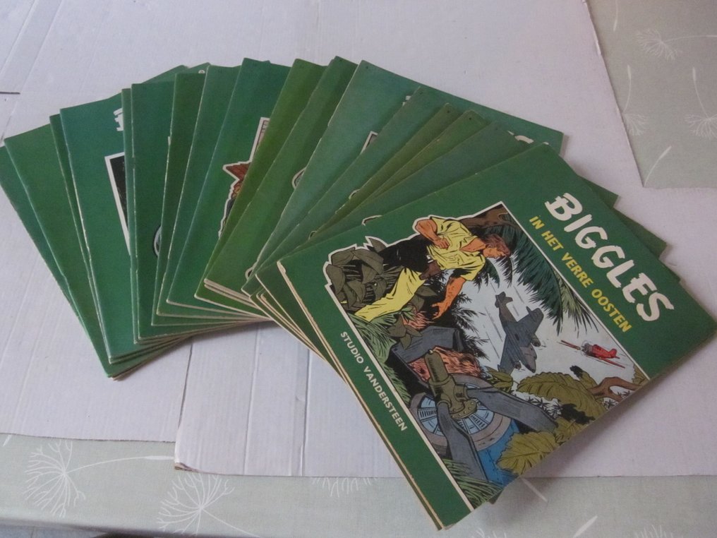 Biggles 1 t/m 20 - opeenvolgende reeks SC - 20 Album - First edition - 1965/1969 #1.0