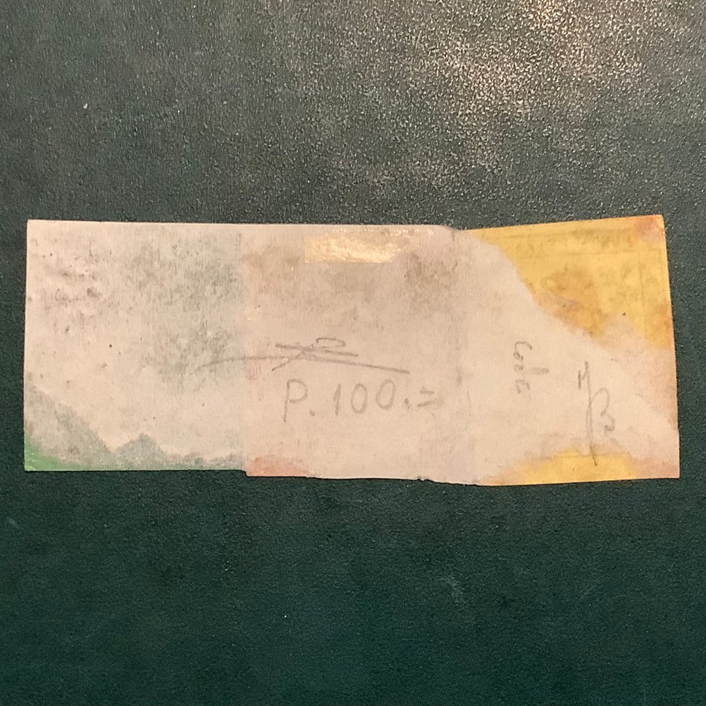 意大利古城邦-莫德纳 1852 - 5、10 和 15 分的徽章碎片 - Sassone 2/4 #4.3