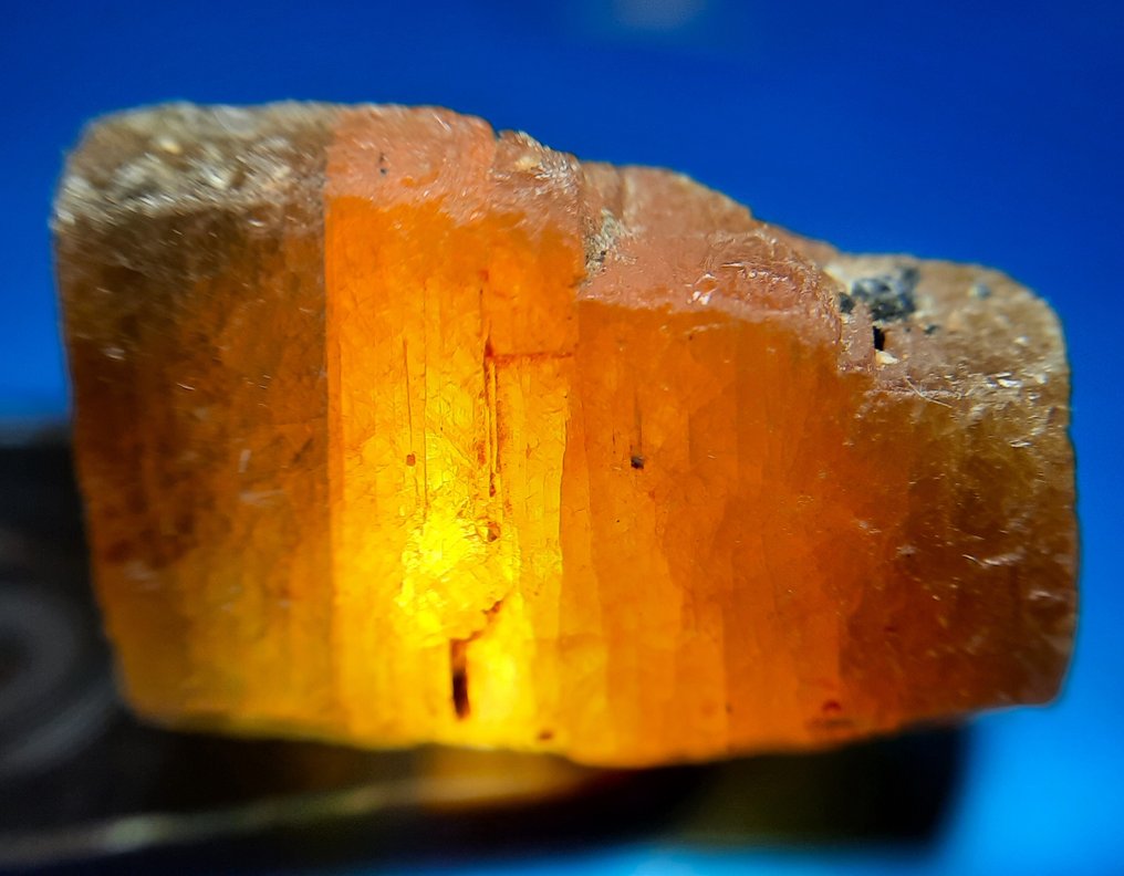 24,2 cts « RARE » Saphir bicolore naturel non traité Rugueuse- 4.84 g #4.3