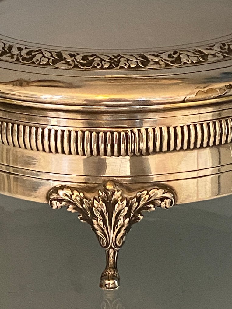 Jar - Metal, Silverplated - Art-Deco #1.0