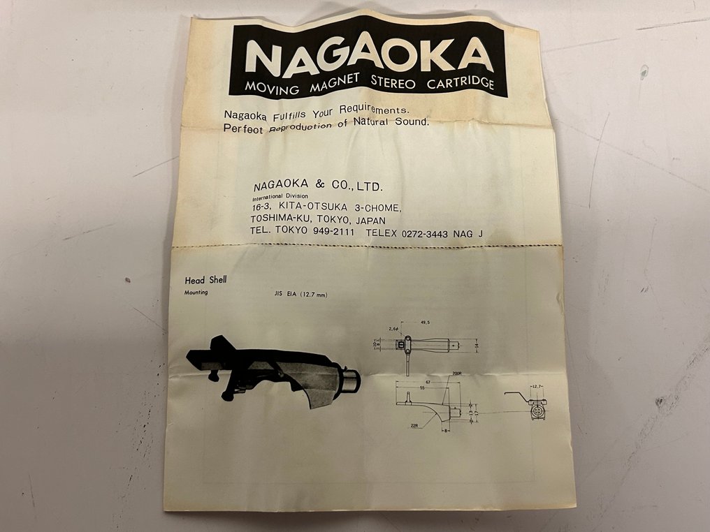 Nagaoka - HS-180 Universal Headshell Kartusche und/oder Nadeln #3.2