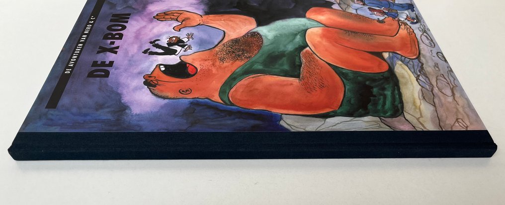 Sleen, Marc - 1 Pagina originale + album deluxe - Nero 23 - De X-bom - gesigneerd - 1997 #3.2