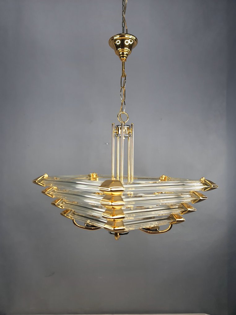 吸顶灯 - 美丽的摩天大楼灯 - 金属, 水晶 #1.0