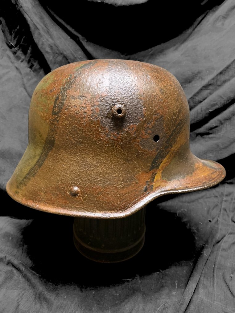 Γερμανία - Σιδερένιο κράνος WW1 γερμανικό, stahlhelm M1916, mimikri camo, MG08 τμήμα. - Στρατιωτικά αξεσουάρ #2.1