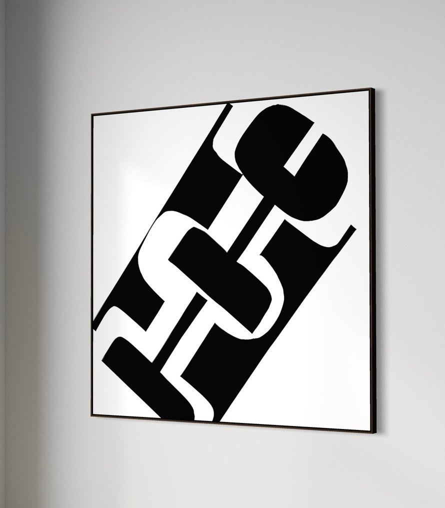 Jonathan Antony - Utopian # 1368.   XL Framed. 920 x 920 mm #3.2