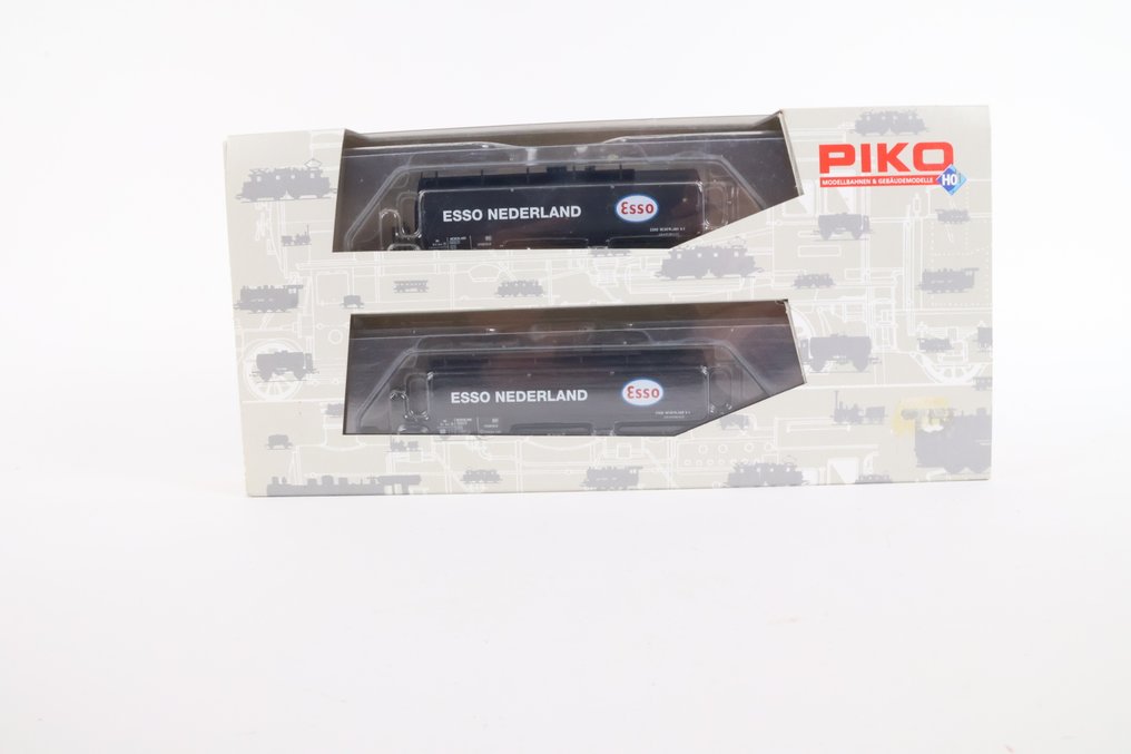 Piko H0轨 - 58049 - 模型火车货车组 (1) - 四节Esso锅车 - NS #1.0