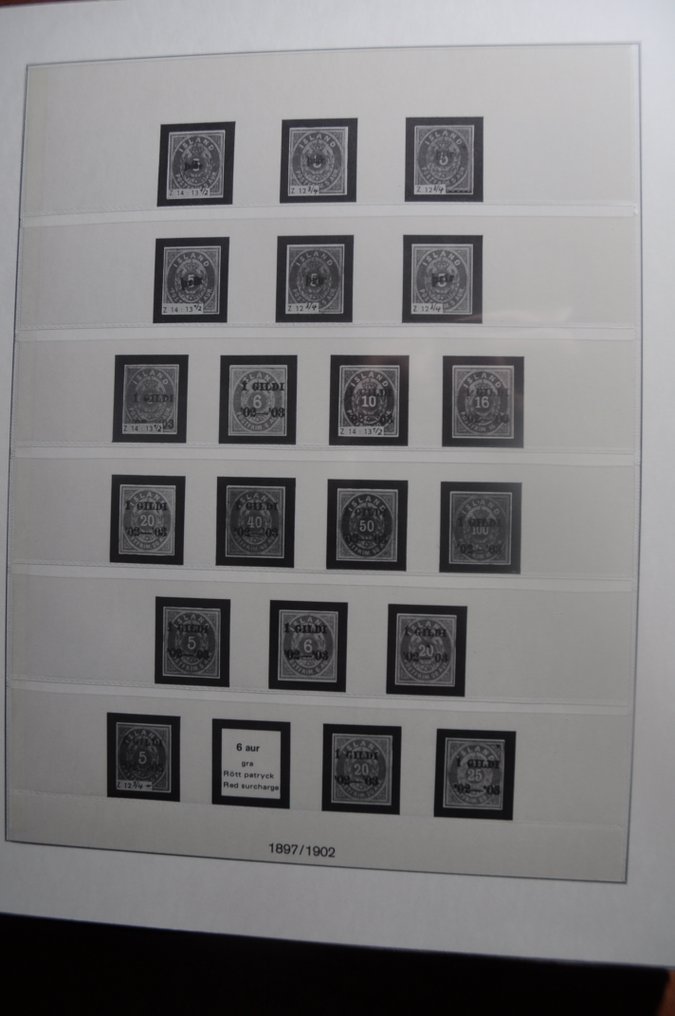 Islanda 1873/1992 - Collezione in un album Lindner di lusso. #3.2