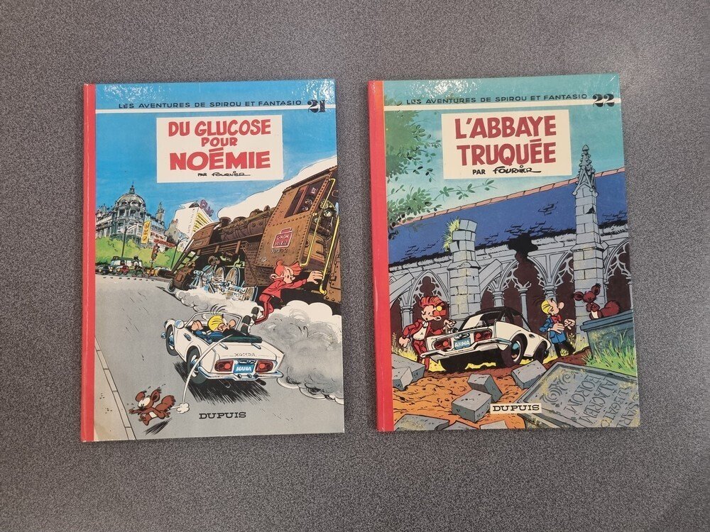 Spirou et Fantasio T21 + T22 - 2x C - 2 Album - First edition - 1971/1972 #1.0