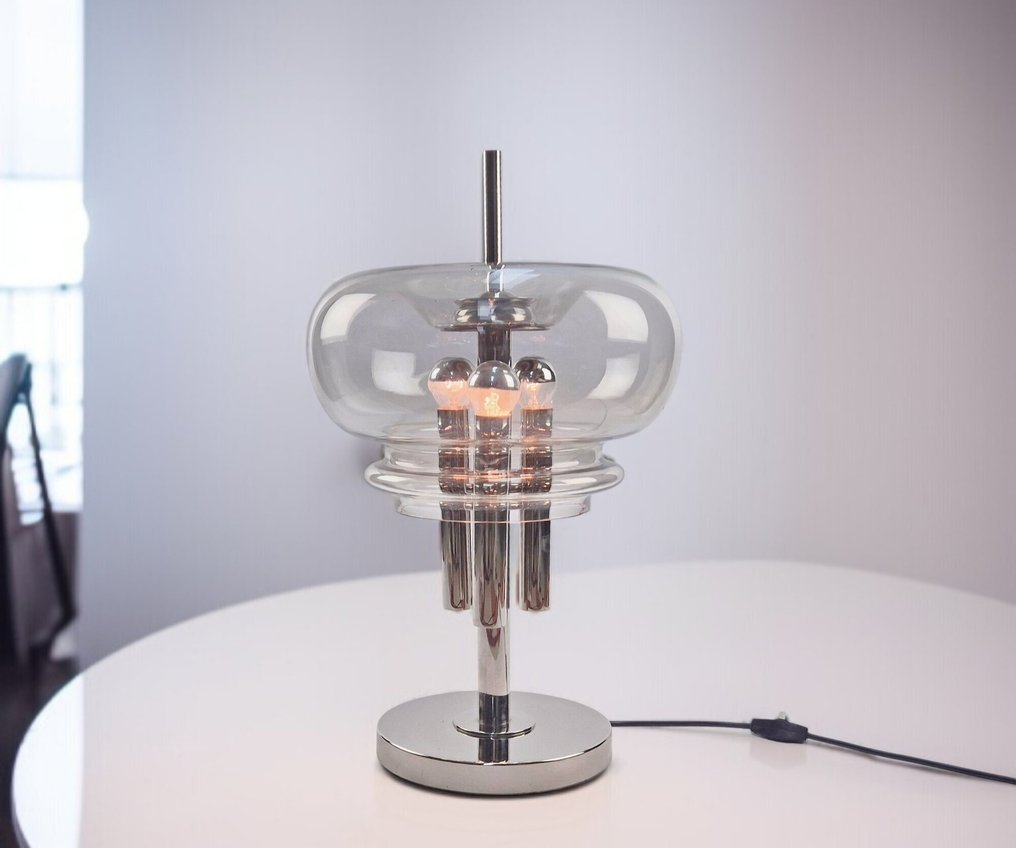 Leclaire & Schäfer - 台灯 - 玻璃, 铬 #2.1