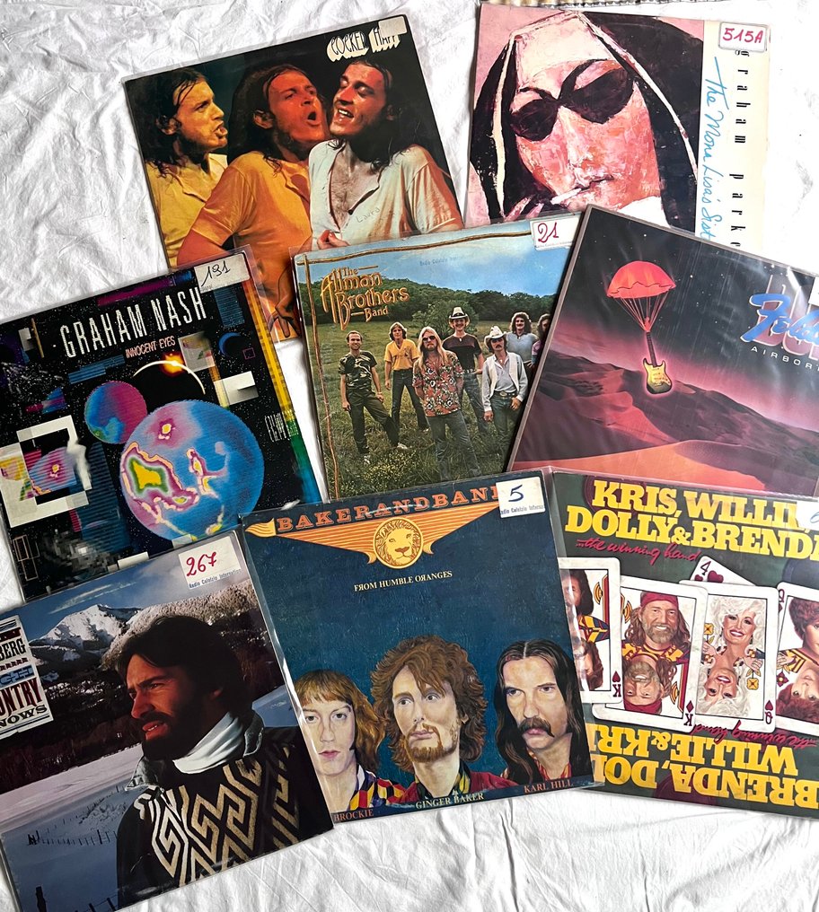 Allman Bros. Band, Graham Nash, Graham Parker, BakerandBand, Dan Fogelberg, Don Felder, Joe Cocker, - Flere artiser - Flere titler - LP-album (flere elementer) - 1972 #1.0