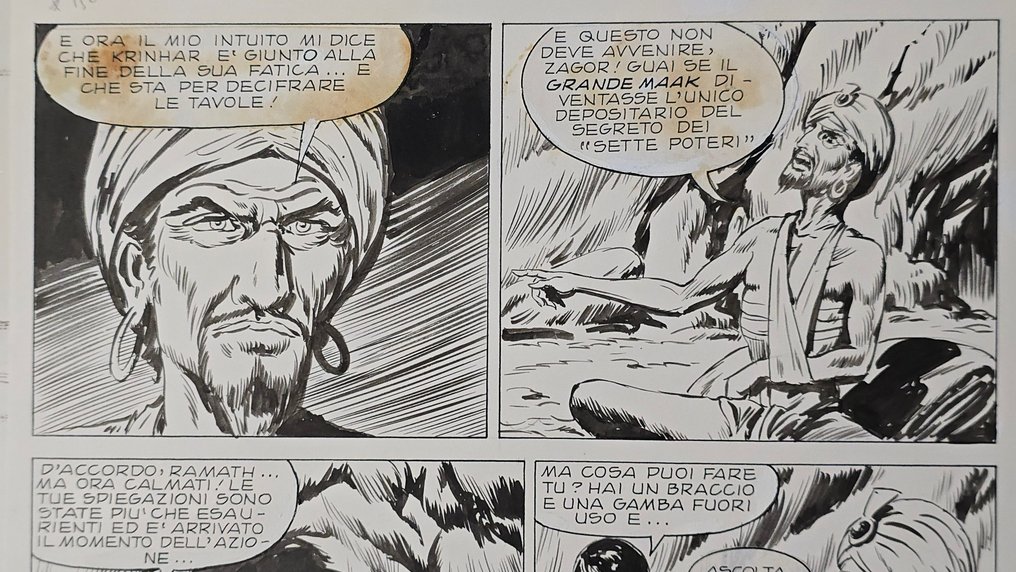 Torricelli, Marco - 1 Original page - Zagor #1.0