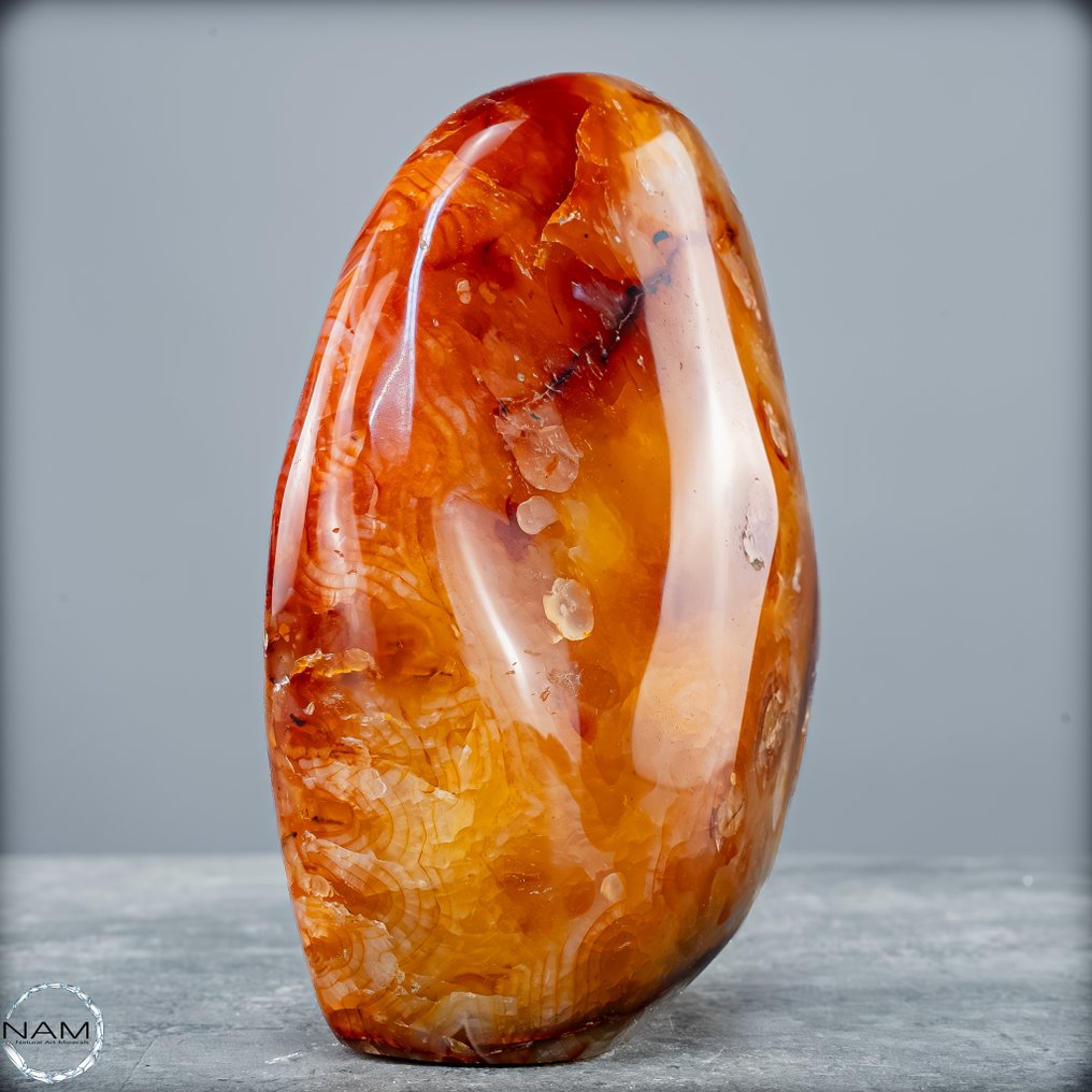 Natural Carnelian freeform from Madagascar of the highest quality- 969.62 g #4.3