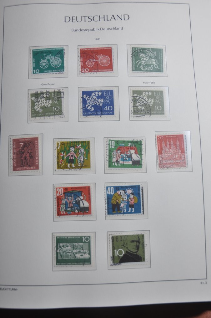 德国，联邦共和国 1961/1990 - 全新收藏，装在3个Leuchtturm Safe相册中的磁带中 #3.2