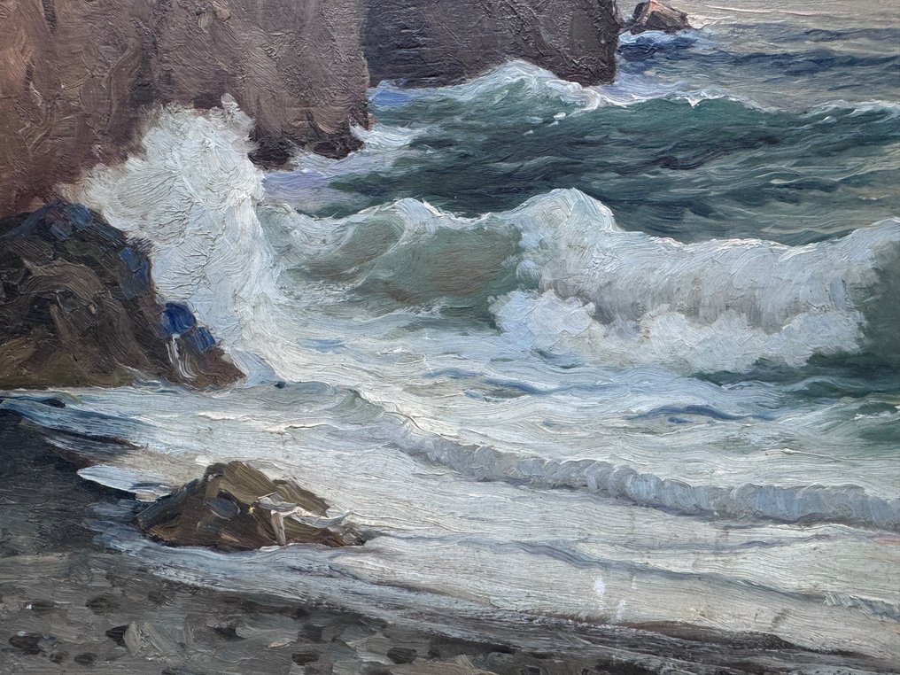 Guglielmo Welters (1913-2003) - Tramonto a mare #4.3