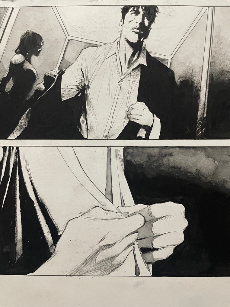 Roi, Corrado - 1 Original page - Dylan Dog - Xenon! - 2023 #2.1
