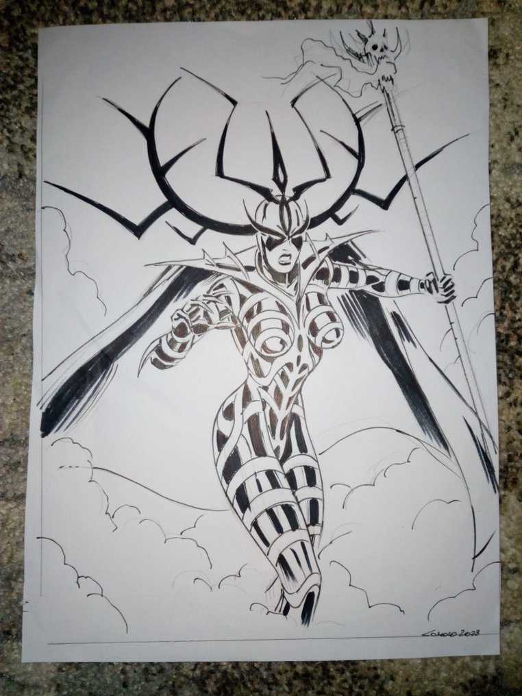 Comolo, Giorgio - 1 Original drawing - Thor - Hela - 2023 #1.0