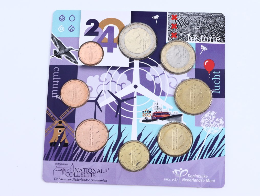Alankomaat. UNC muntset 2020 t/m 2025 (6 sets) (Ei pohjahintaa) #2.1