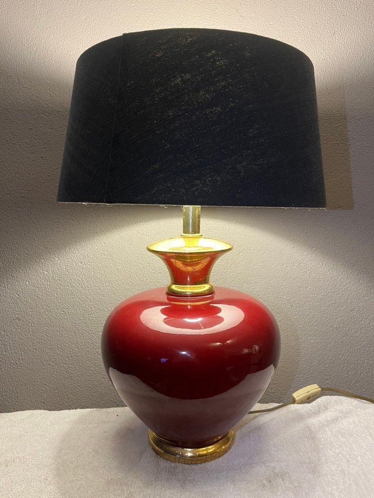 Le Dauphin - Lampe de table - Porcelaine, Plaqué or #2.1