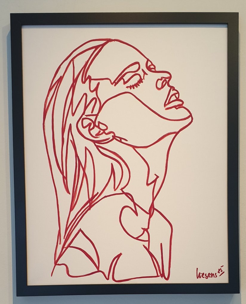 Liesens - My Girl (Handpainted on canvas met lijst) #4.3