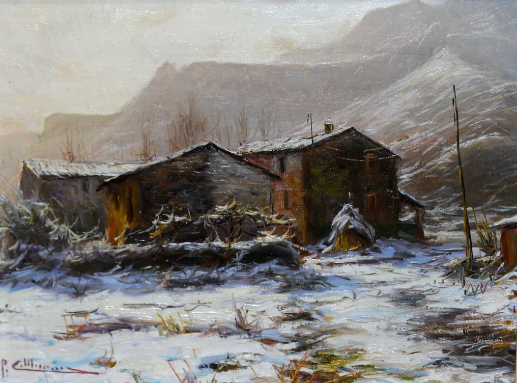 Pere Colldecarrera i Camps (1932-2020) - Paisaje nevado #1.0