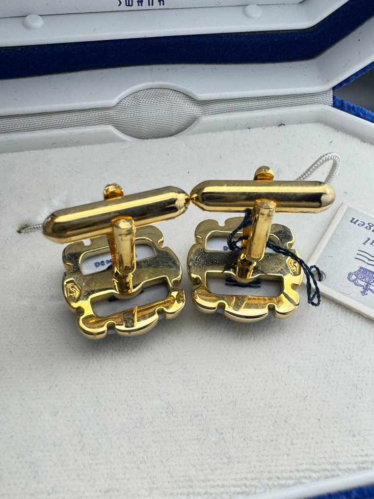 Metall, Porzellan - Manschettenknöpfe - Royal Copenhagen X Swank #4.3