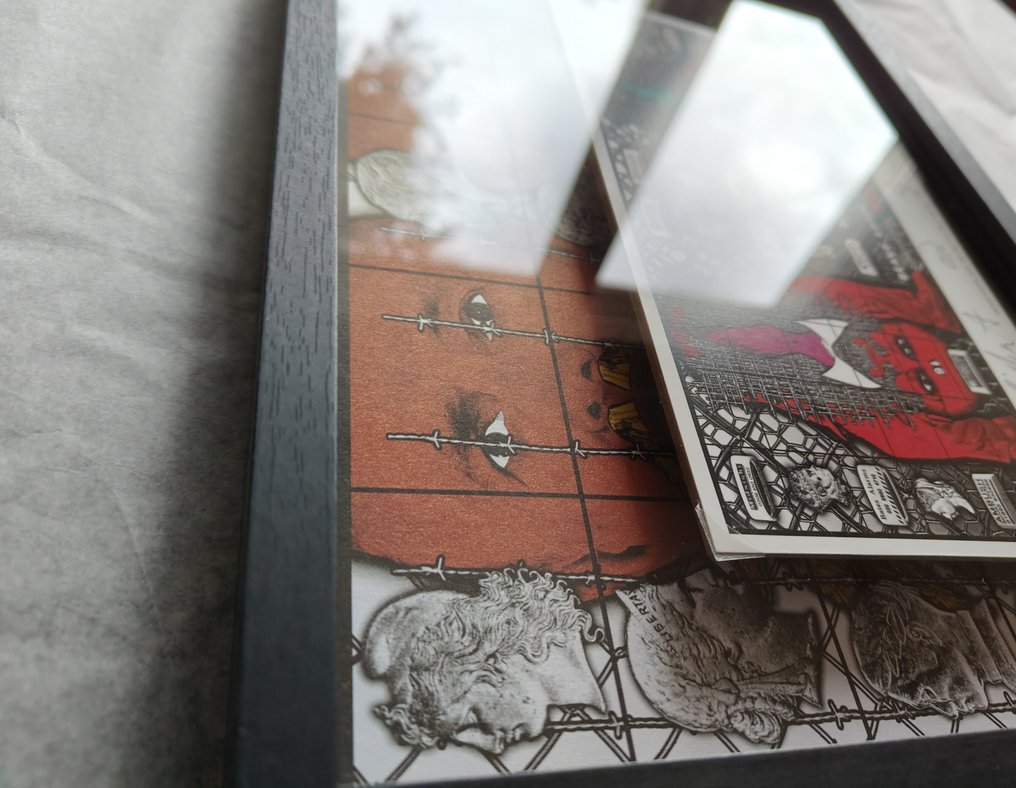 Gilbert (1943) and George (1942) - Beard Aware- ArtCard, handsigned #4.3