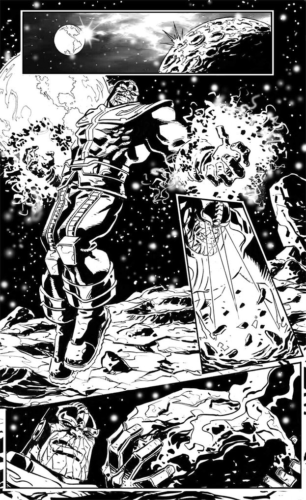 Caracuzzo, Giancarlo - 1 Original page - Thanos - 2015 #1.0