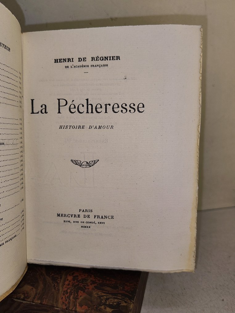 Henri de Régnier - La pécheresse [1/515 sur Hollande] - 1920 #4.3