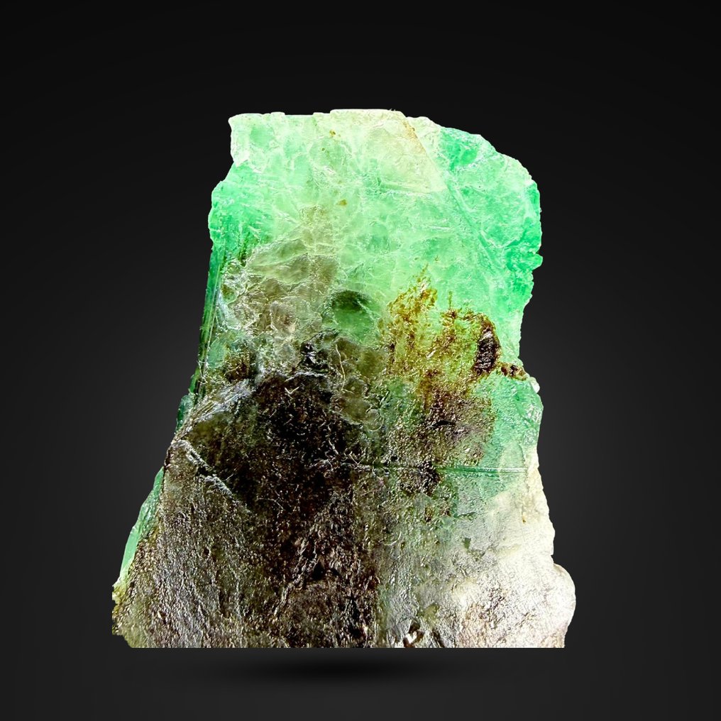 祖母绿 水晶 - 高度: 71 mm - 宽度: 30 mm- 55 g #1.0