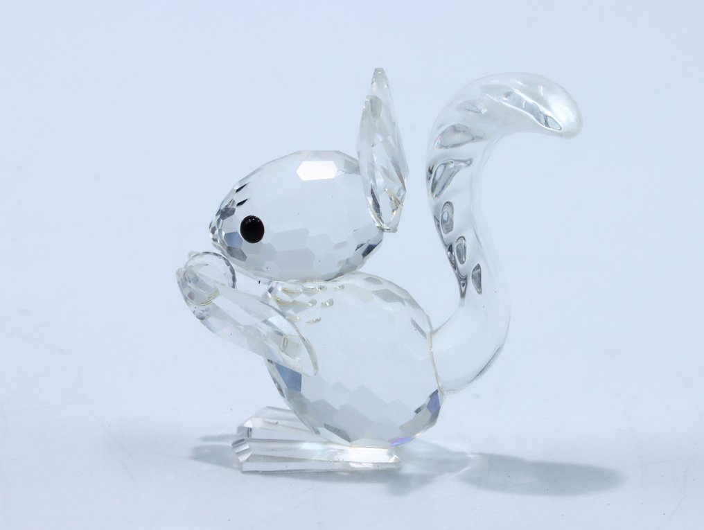 Figure - Swarovski - Eekhoorn met Noot (Boxed + certificate) - Crystal #3.2