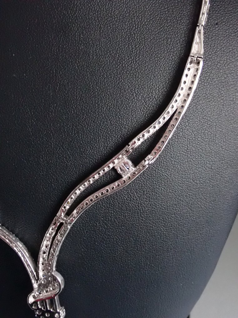 Argento - Collana - Collana con strass #3.2