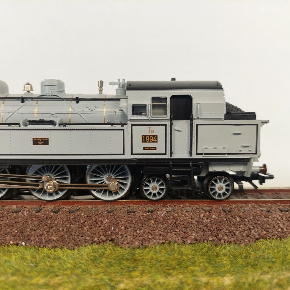 Märklin H0 - 83307 - Locomotiva com vagão de carvão (1) - T18 #1994 Museumslok - K.W.St.E. #4.3