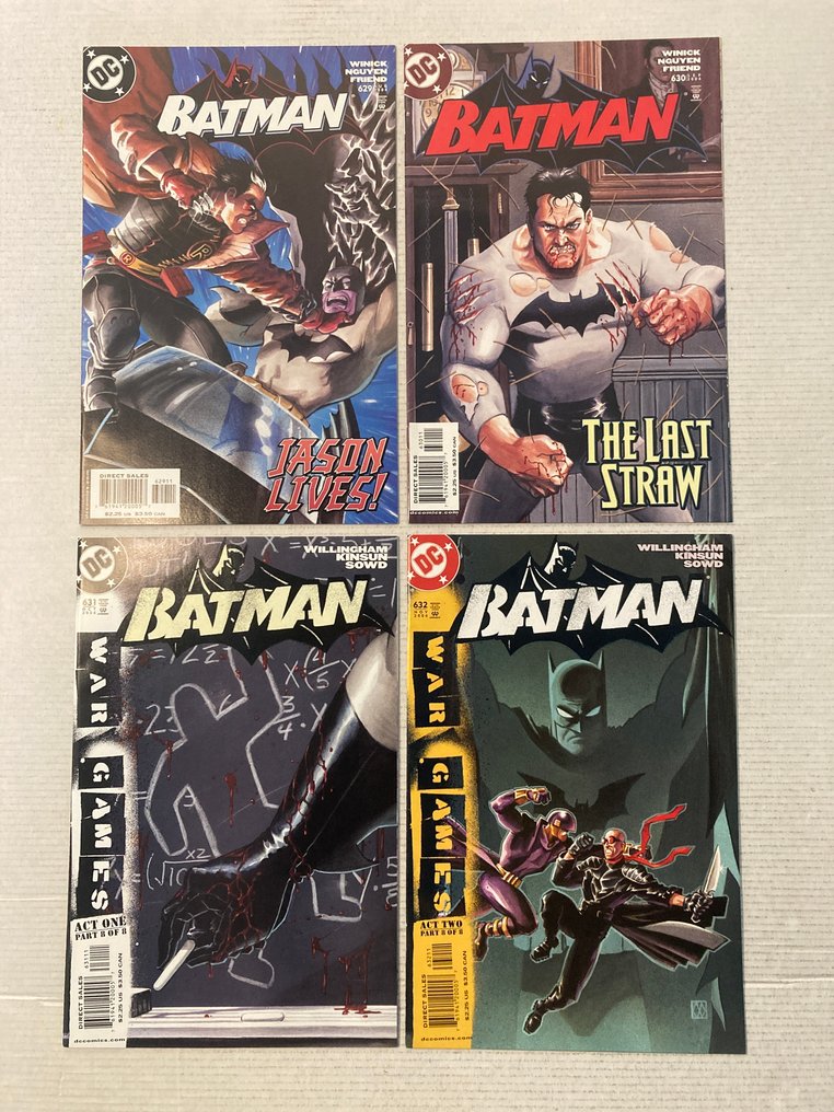 Batman (1940 Series) 29 comics in range # 553 to 664 + Annual. No Reserve Price! - Appearance Red Hood, Tim Drake as Robin, Joker, Penguin, Scarface, Black Mask and many more! - 29 Comic collection - Pierwsze Wydanie - 1998/2007 #4.3